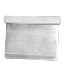 SCRAPER FLEXIBLE S/S WHITE HANDLE 125X110MM, LOYAL