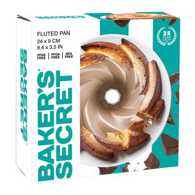 CAKE PAN FLT NS 22.5X9CM CHAMP, BAKERS SECRET