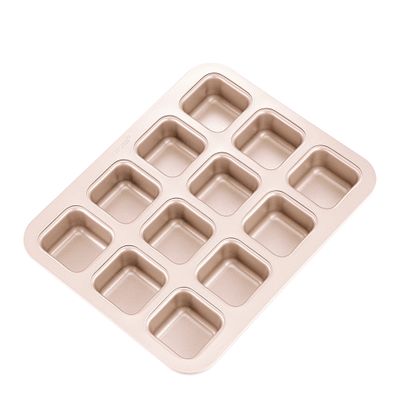 BROWNIE PAN 12-CUP SQ 32X26CM, CHEFMADE