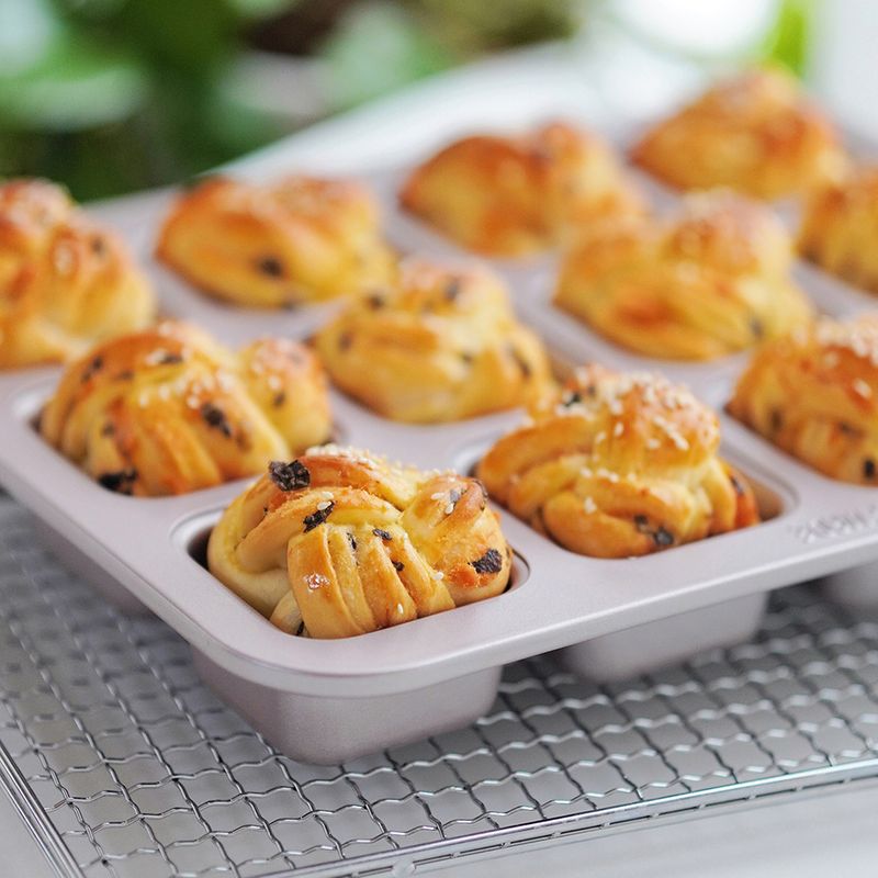 BROWNIE PAN 12-CUP SQ 32X26CM, CHEFMADE