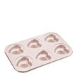 DONUT PAN HEART 6 CUP, CHEFMADE