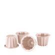CANNELE MOULD 4PC SET 6.6X6.6X5CM, CHEFMADE