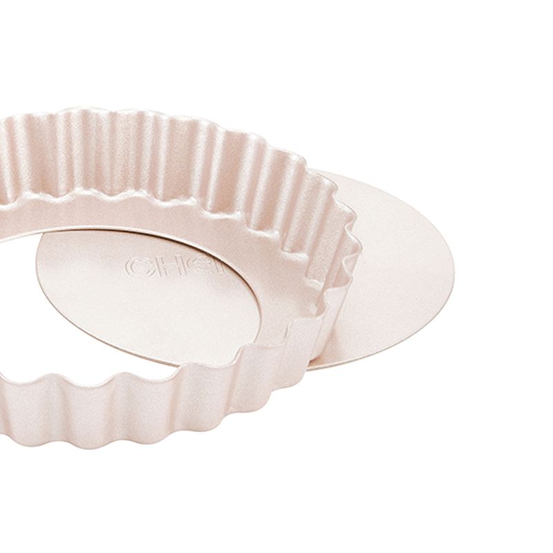 TART ROUND MINI L/BASE S/4 10CM, CHEFMADE