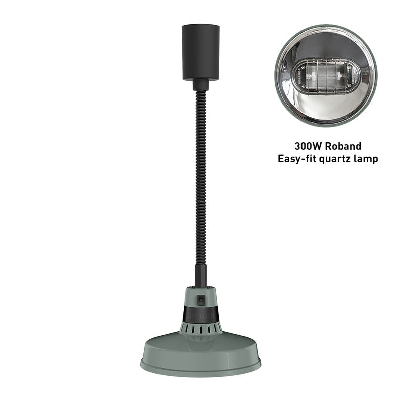 HEAT LAMP PULL DOWN SAGE 300W, ROBAND