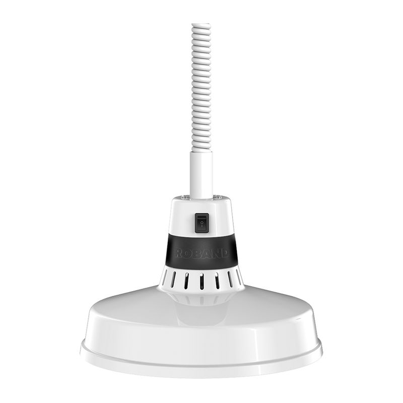 HEAT LAMP PULL DOWN WHITE 300W, ROBAND