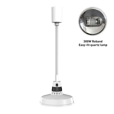HEAT LAMP PULL DOWN WHITE 300W, ROBAND