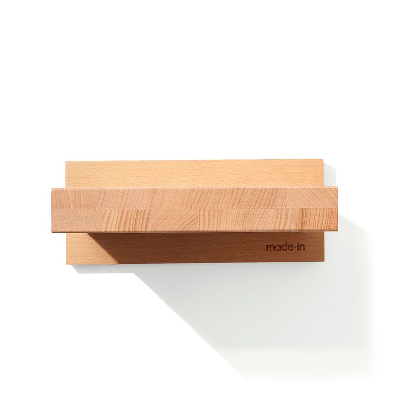 KNIFE BLOCK MAGNETIC BEECHWOOD