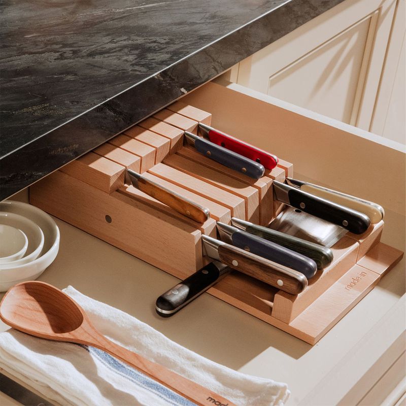 KNIFE DRAW ORGANIZER  BEECHWOOD