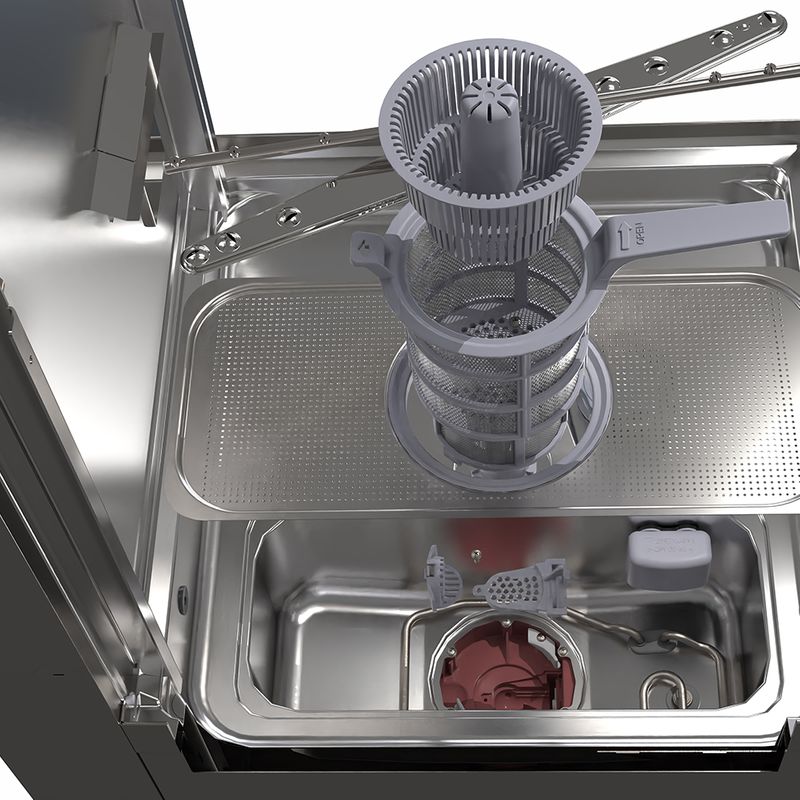 EASYLINE P/T DISHWASHER 500X600 BASKET 3PHASE, SMEG