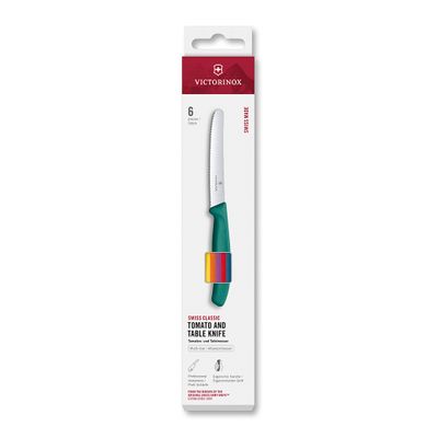 KNIFE TOMATO SET 6 ASSORTED, VICTORINOX