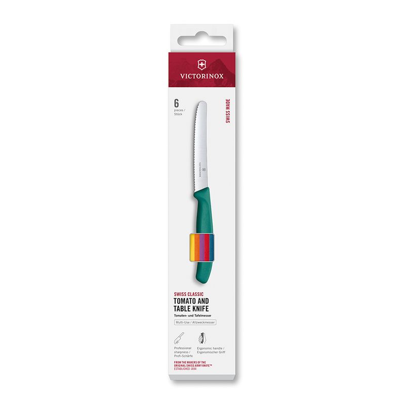 KNIFE TOMATO SET 6 ASSORTED, VICTORINOX