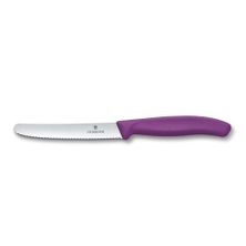 KNIFE STEAK/TOMATO PURPLE 11CM, VICTORINOX