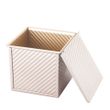 LOAF PAN CORRUGATED SQ W/LID 450GM 15CM, CMADE