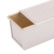LOAF PAN CORRUGATED W/LID 300GM 22X8.7X7.7CM