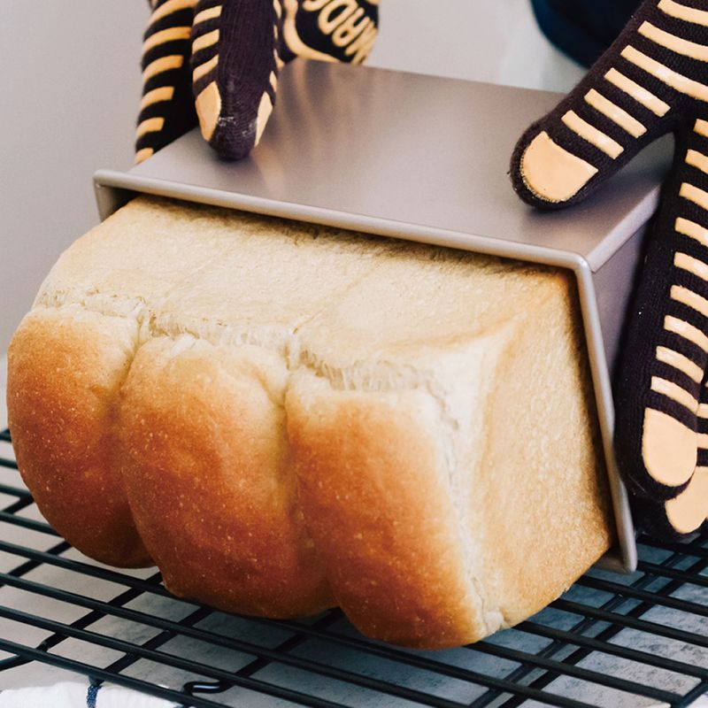 LOAF PAN W/LID 450GM 21X12X11.5CM, CHEFMADE