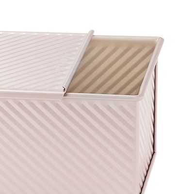LOAF PAN CORRUGATED W/LID 1KG 34X13.6X12.6CM, CHEFMADE