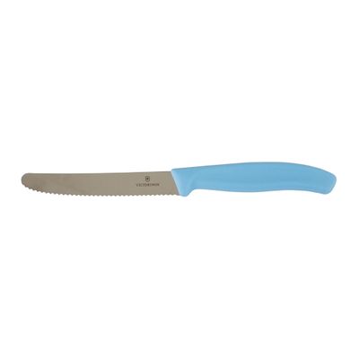 KNIFE STEAK/TOMATO SKYLINE BLUE 11CM, VICTORINOX