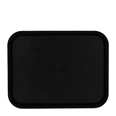 PLASTIC TRAY POLYPROP 25X35CM BLACK