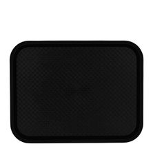 PLASTIC TRAY POLYPROP 25X35CM BLACK