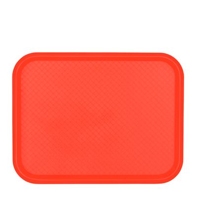 PLASTIC TRAY POLYPROP 25X35CM RED