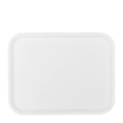 PLASTIC TRAY POLYPROP 25X35CM WHITE