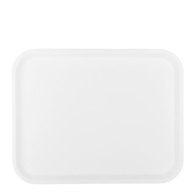 PLASTIC TRAY POLYPROP 45X35CM WHITE