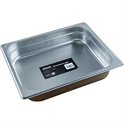 GASTRONORM PAN 18/10 GN 1/2 SIZE 100MM