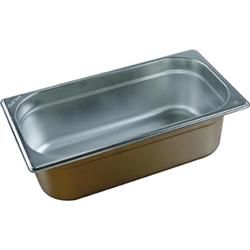 GASTRONORM PAN 18/10 GN 1/3 SIZE 100MM