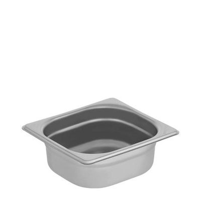GASTRONORM PAN 18/10 GN 1/6 SIZE 65MM
