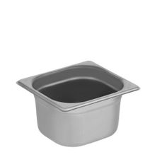 GASTRONORM PAN 18/10 GN 1/6 SIZE 100MM