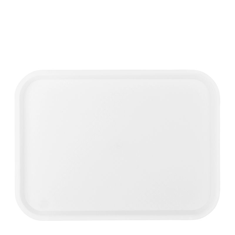 PLASTIC TRAY POLYPROP 30X40CM WHITE