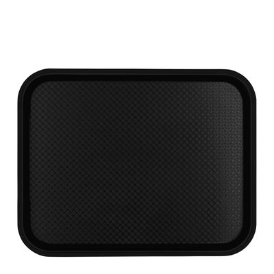 PLASTIC TRAY POLYPROP 45X35CM BLACK