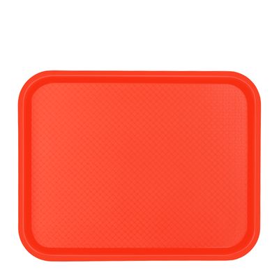 PLASTIC TRAY POLYPROP 45X35CM RED