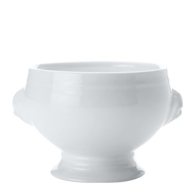 White Pebble Soho 15cm Footed Cereal Bowls