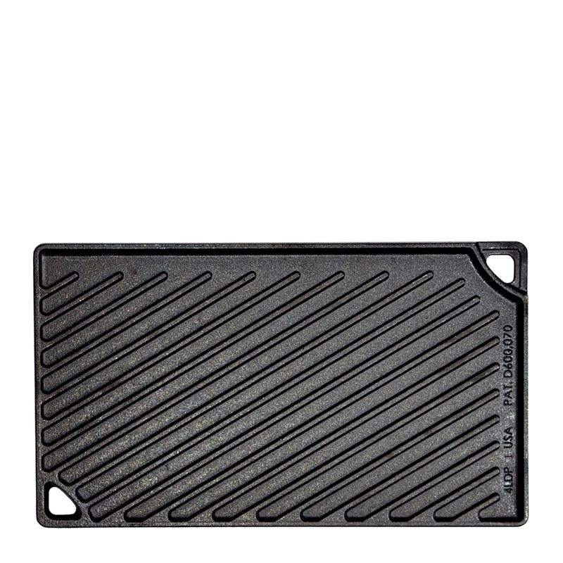 GRILL RECT CAST IRON REV 43X24CM, LODGE