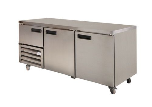 FRIDGE U/COUNTER 2.5 DOOR SOLID ANVIL