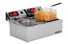 FRYER COUNTER TOP 2X5LT 2 BASKET ANVIL