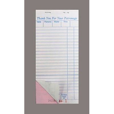 DOCKET BOOK LARGE DUPLICATE CARBONLESS