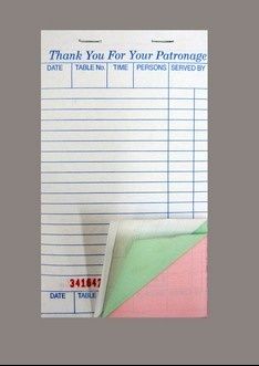 CARBONLESS DOCKET BOOK MEDIUM TRIPLICATE