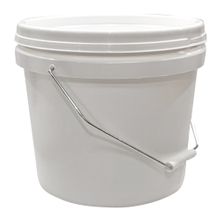 10LT WHITE BUCKET WITH LID