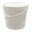 WHITE BUCKET WITH LID