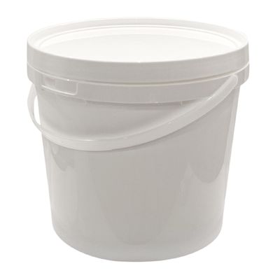 WHITE BUCKET WITH LID