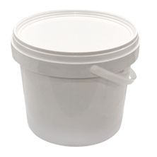 2.2LT WHITE BUCKET WITH LID