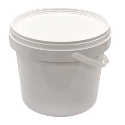 WHITE BUCKET WITH LID