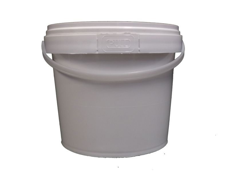 2.2LT WHITE BUCKET WITH LID