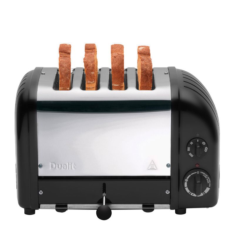 TOASTER 4 SLICE BLACK, DUALIT NEW GEN