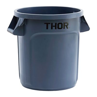 BIN ROUND GREY 38LT, THOR