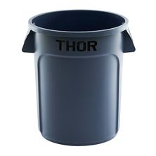 BIN ROUND GREY THOR 75LT, TRUST