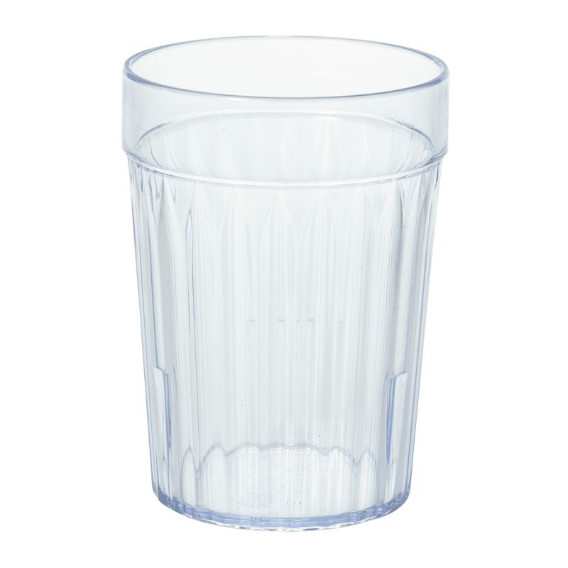 TUMBLER 230ML CLEAR PLASTIC