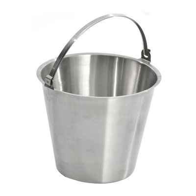 BUCKET 260X310MM 13LT /2.5GAL S/ST